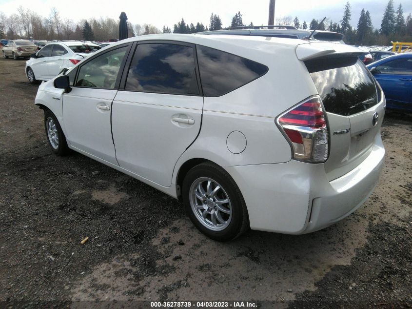2015 TOYOTA PRIUS V TWO/FIVE/THREE/FOUR - JTDZN3EU3FJ022261
