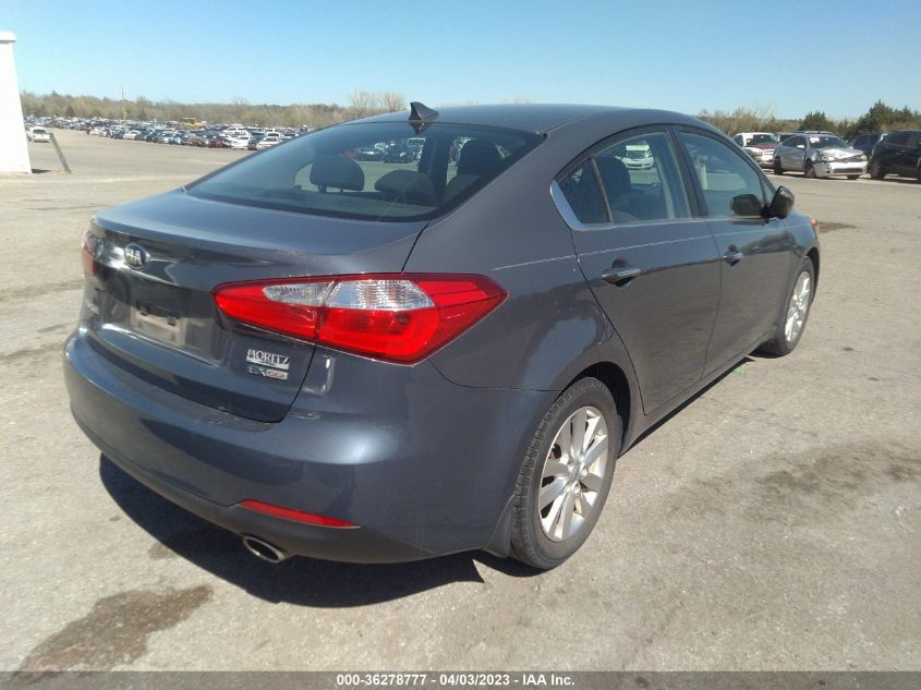 2014 KIA FORTE EX - KNAFX4A86E5120975