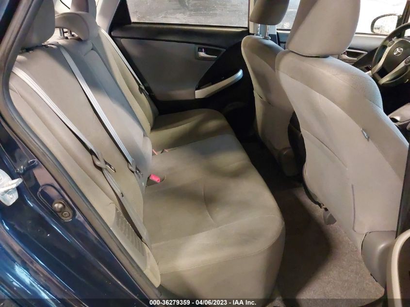 2013 TOYOTA PRIUS ONE/TWO/THREE/FOUR/FIVE - JTDKN3DU8D1674325