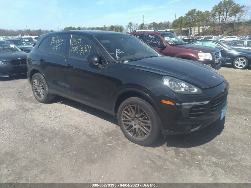 2018 PORSCHE CAYENNE - WP1AA2A29JKA01892