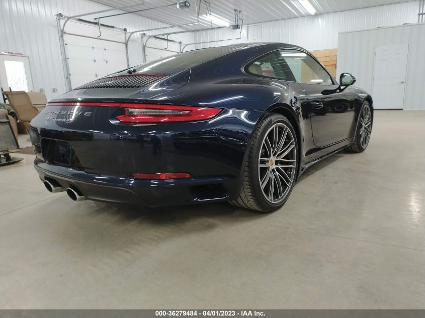 2017 PORSCHE 911 CARRERA 4 4S WP0AB2A91HS123877