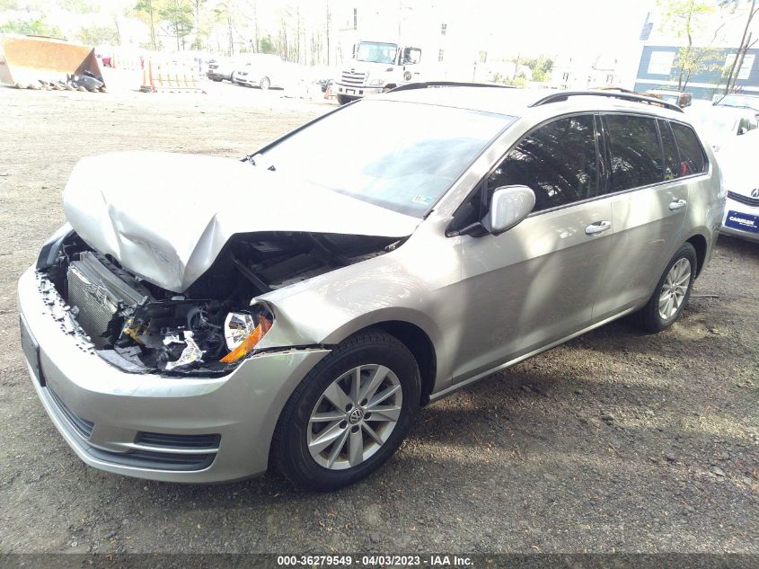 2015 VOLKSWAGEN GOLF SPORTWAGEN TSI S 3VWC17AU5FM501134