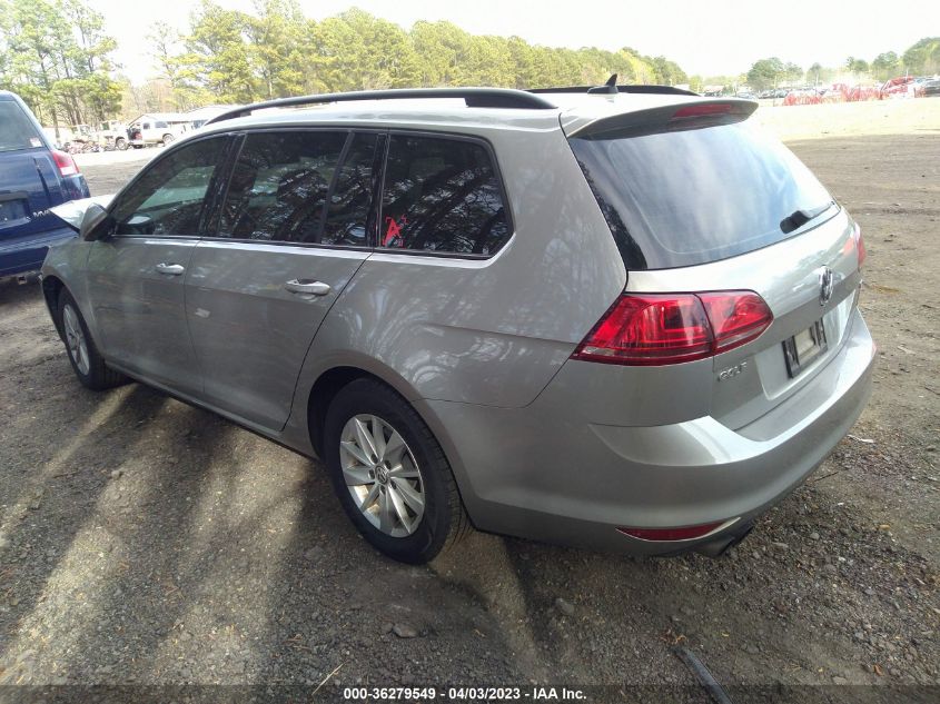 2015 VOLKSWAGEN GOLF SPORTWAGEN TSI S 3VWC17AU5FM501134