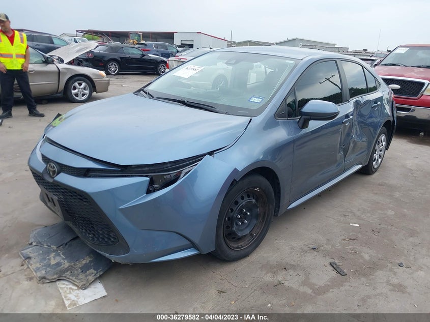 VIN 5YFEPMAE0MP218664 2021 TOYOTA COROLLA LE