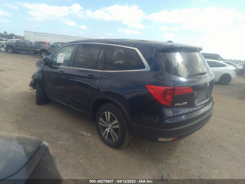 2018 HONDA PILOT EX-L - 5FNYF6H66JB007681