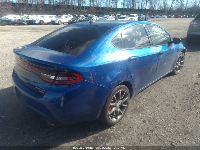 2013 DODGE DART RALLYE - 1C3CDFBH4DD132205