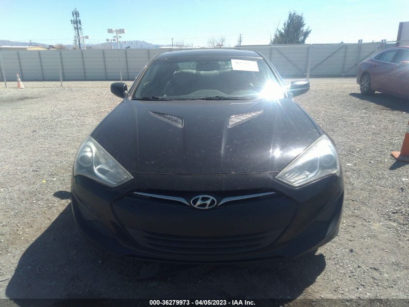 2013 HYUNDAI GENESIS COUPE 2.0T PREMIUM KMHHT6KD8DU108812