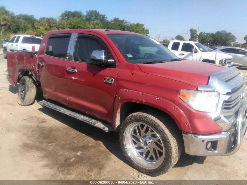 2016 TOYOTA TUNDRA 2WD TRUCK PLATINUM/1794 - 5TFGW5F1XGX202419