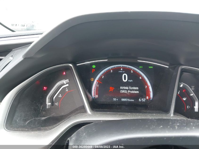 2019 HONDA CIVIC SEDAN SPORT - 2HGFC2F84KH513245