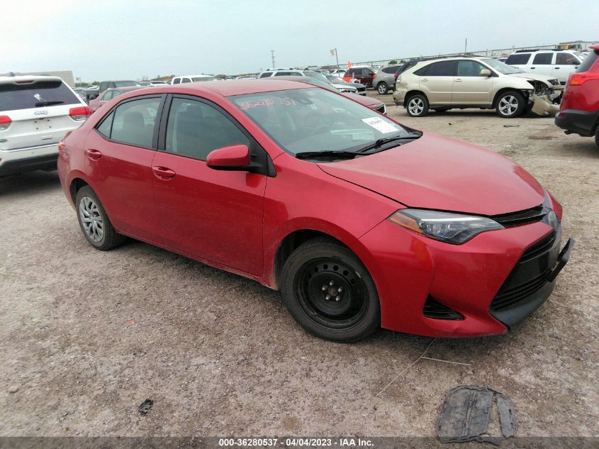 2017 TOYOTA COROLLA L/LE/XLE/SE - 2T1BURHE7HC885509