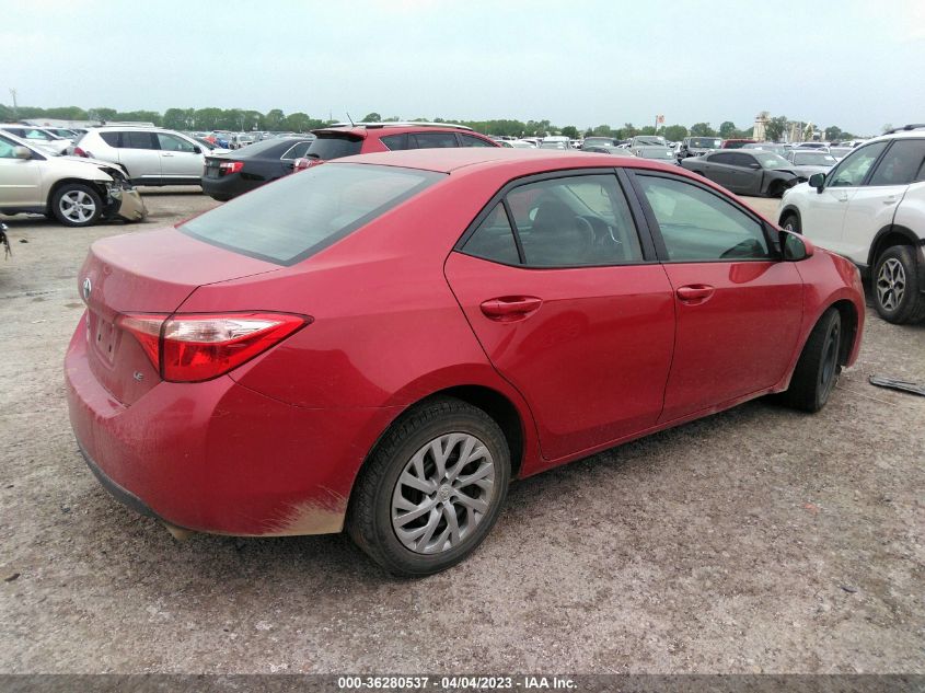2017 TOYOTA COROLLA L/LE/XLE/SE - 2T1BURHE7HC885509