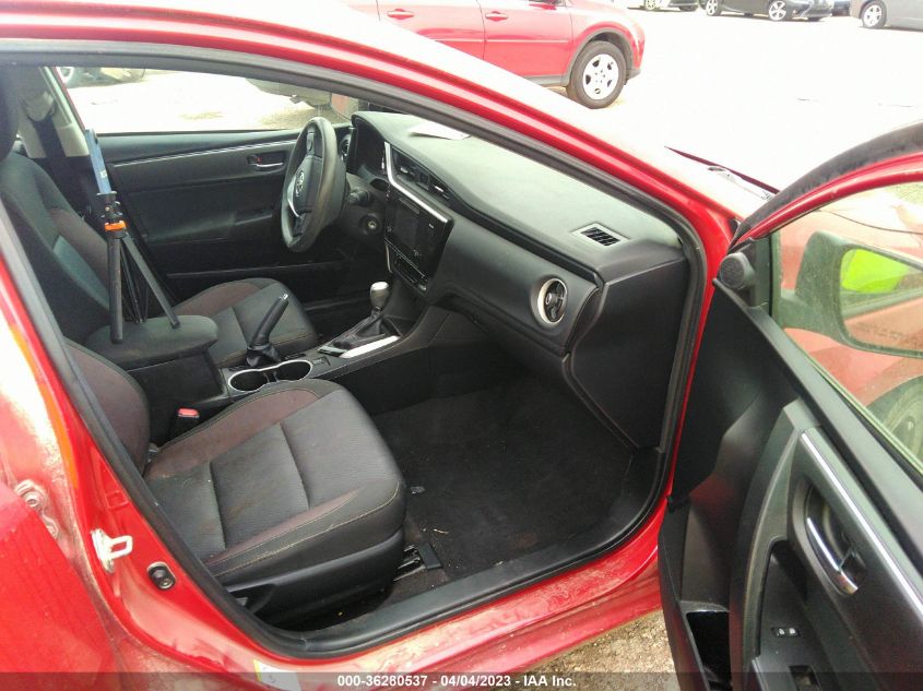 2017 TOYOTA COROLLA L/LE/XLE/SE - 2T1BURHE7HC885509