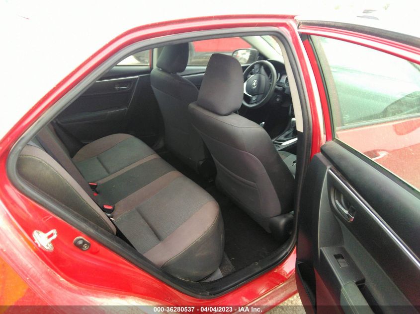 2017 TOYOTA COROLLA L/LE/XLE/SE - 2T1BURHE7HC885509