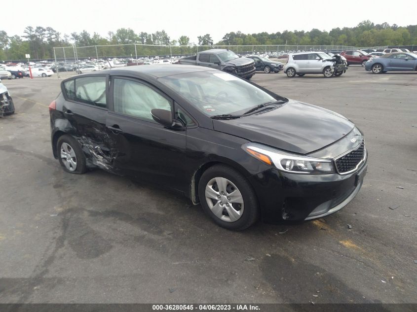 KNAFK5A83H5678498 KIA FORTE5 LX 2017