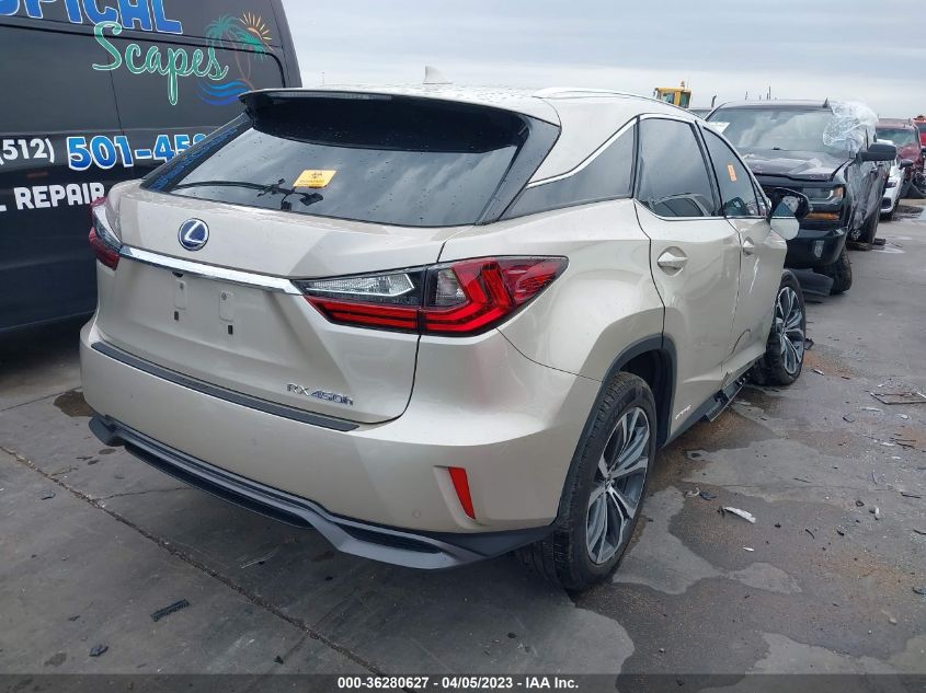 2019 LEXUS RX RX 450H F SPORT - 2T2BGMCA1KC040978