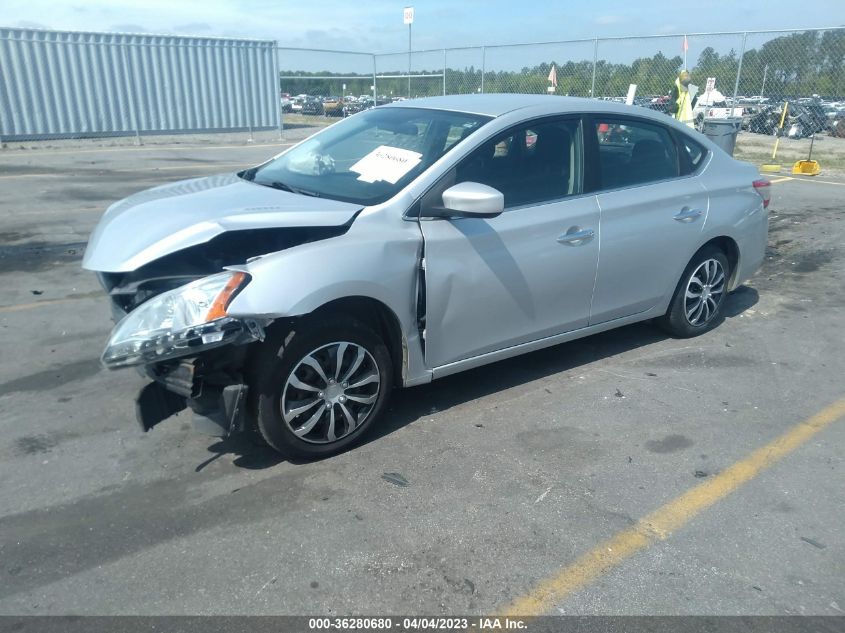 2014 NISSAN SENTRA S/FE+ S/SV/FE+ SV/SR/SL - 3N1AB7AP0EY211847
