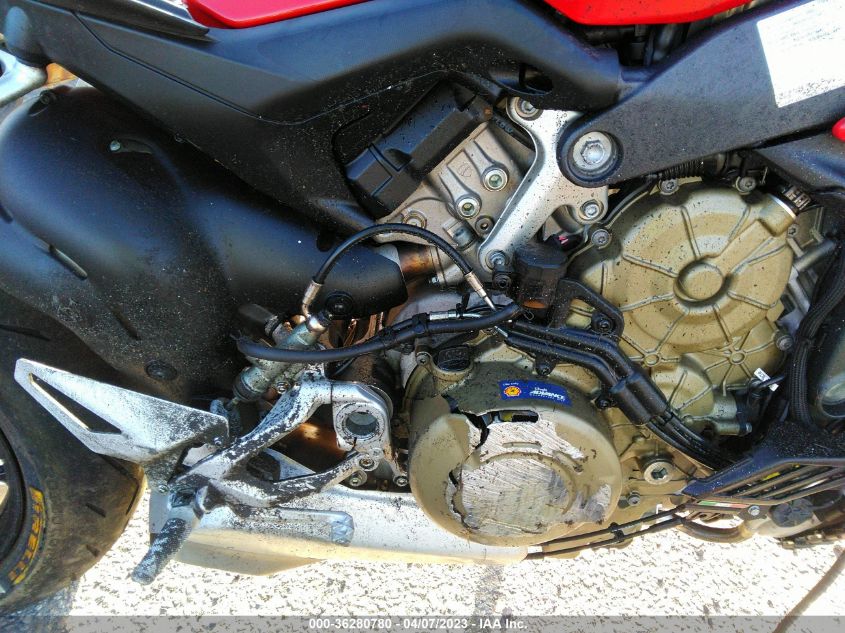 2022 DUCATI STREETFIGHTER V4/V4S ZDMFAKNW4NB008375