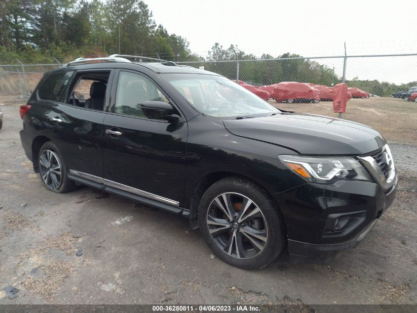 2018 NISSAN PATHFINDER PLATINUM - 5N1DR2MN2JC620093