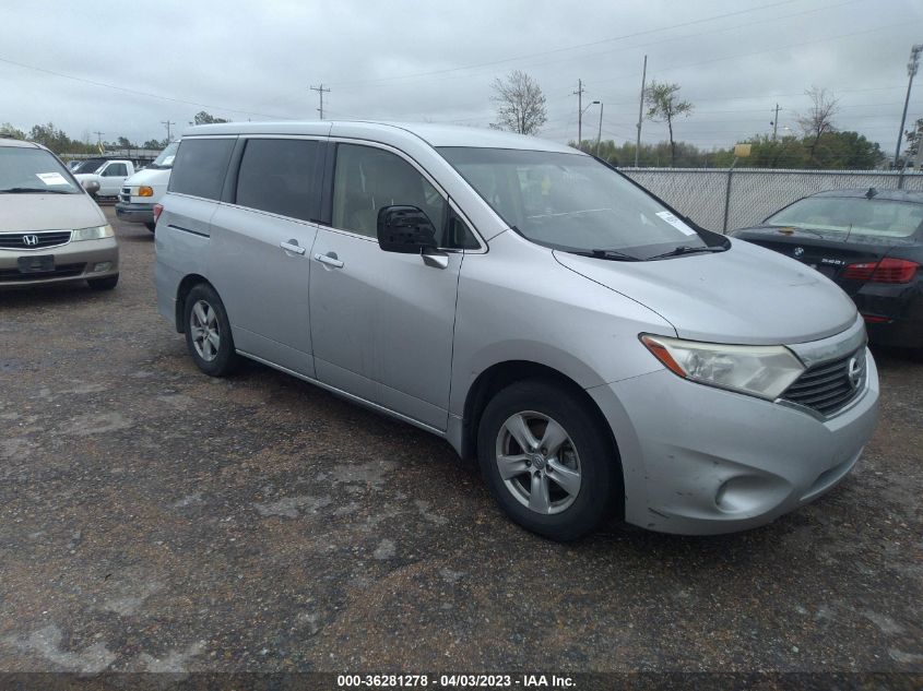 2013 NISSAN QUEST SV - JN8AE2KP7D9069558