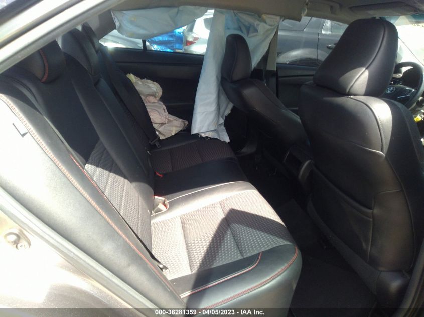 2015 TOYOTA CAMRY XLE/SE/LE/XSE - 4T1BF1FK8FU015350