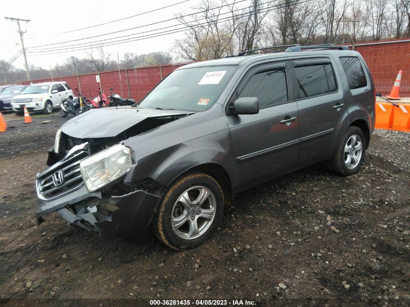 2013 HONDA PILOT EX-L - 5FNYF4H5XDB035550