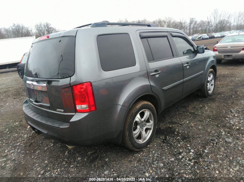 2013 HONDA PILOT EX-L - 5FNYF4H5XDB035550