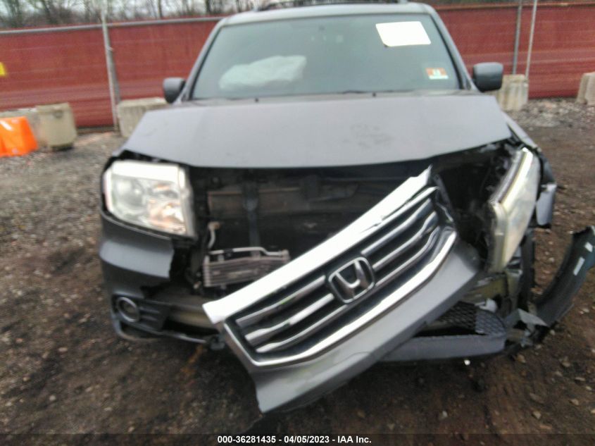 2013 HONDA PILOT EX-L - 5FNYF4H5XDB035550