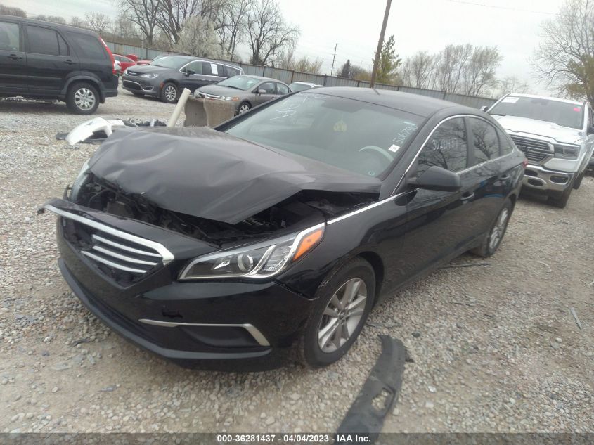 2017 HYUNDAI SONATA 2.4L - 5NPE24AF7HH506790