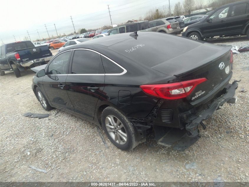 2017 HYUNDAI SONATA 2.4L - 5NPE24AF7HH506790