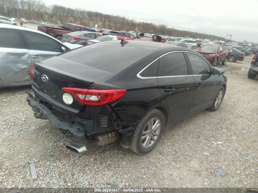 2017 HYUNDAI SONATA 2.4L - 5NPE24AF7HH506790