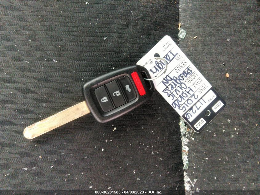 2015 HONDA CIVIC SEDAN LX - 2HGFB2F57FH550269