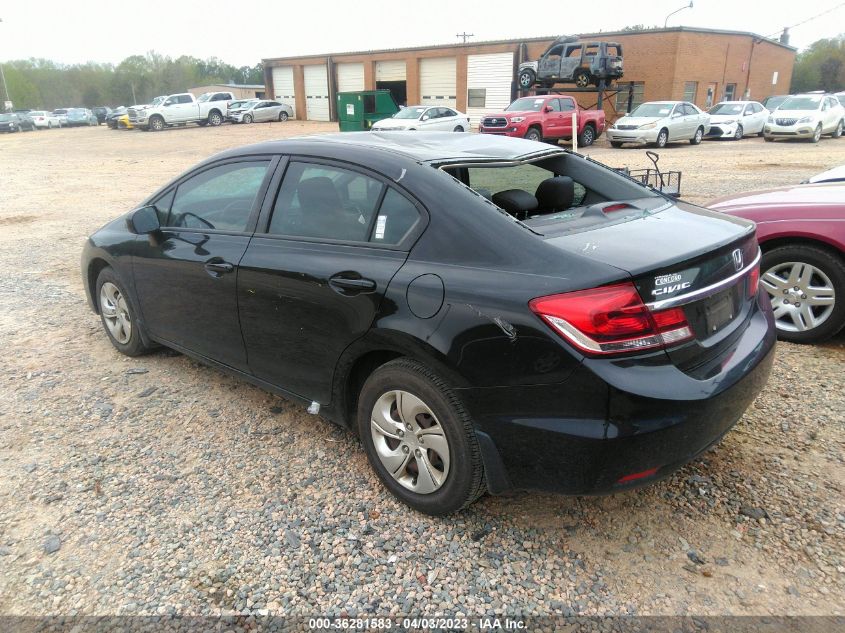 2015 HONDA CIVIC SEDAN LX - 2HGFB2F57FH550269