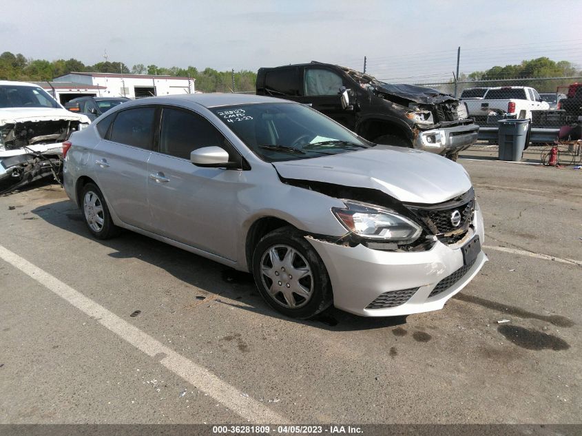 2016 NISSAN SENTRA S - 3N1AB7AP9GY288123