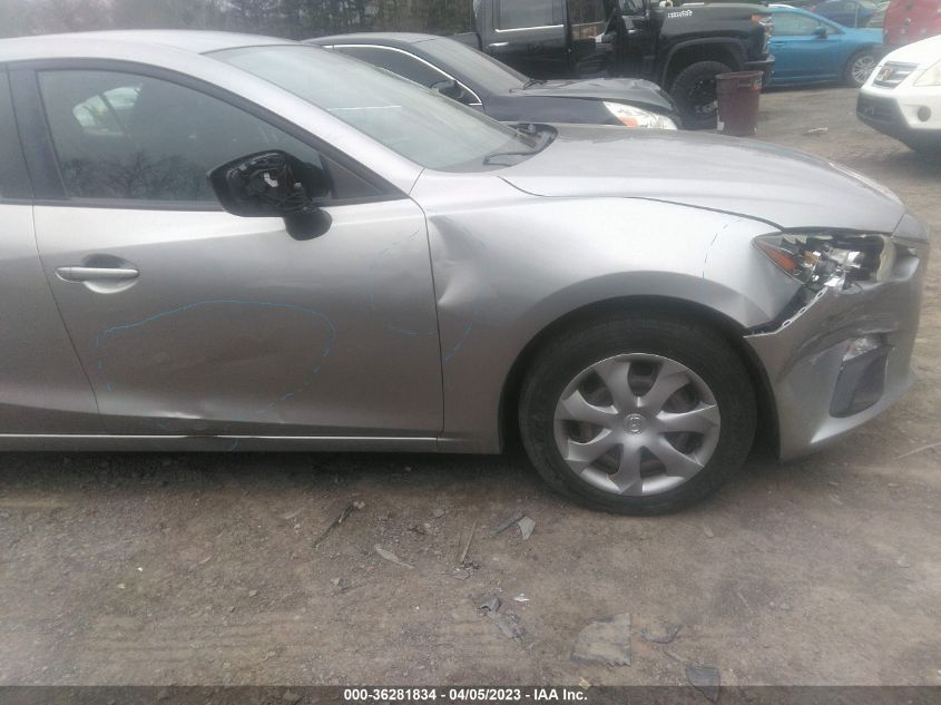 2014 MAZDA MAZDA3 I SPORT - JM1BM1K71E1214302