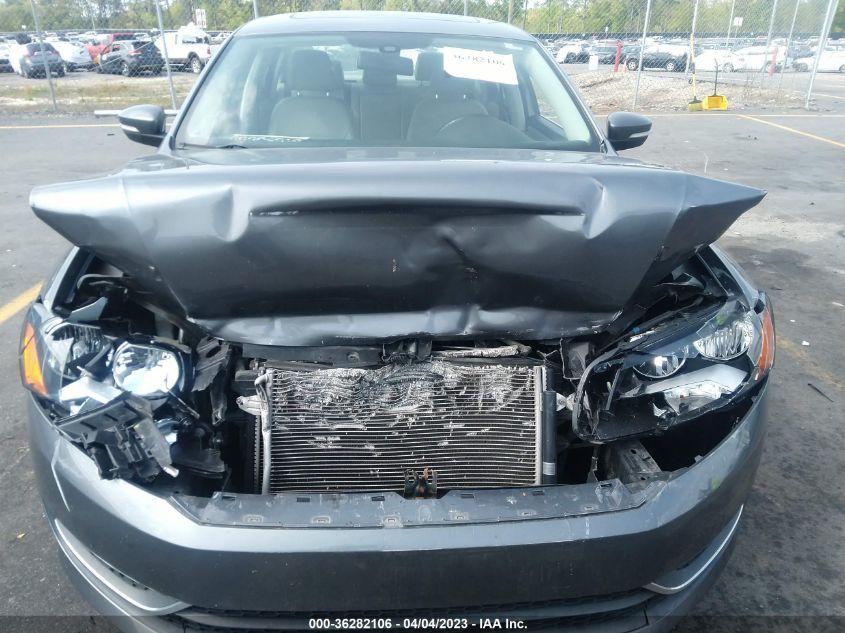 2013 VOLKSWAGEN PASSAT TDI SE W/SUNROOF - 1VWBN7A32DC045860