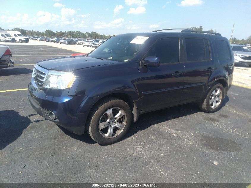 2013 HONDA PILOT EX-L - 5FNYF3H54DB010234