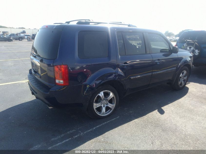 2013 HONDA PILOT EX-L - 5FNYF3H54DB010234