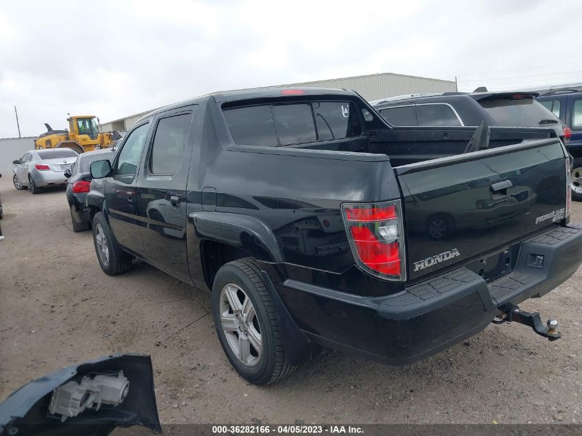 2013 HONDA RIDGELINE RTL - 5FPYK1F54DB003424