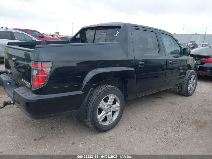 2013 HONDA RIDGELINE RTL - 5FPYK1F54DB003424