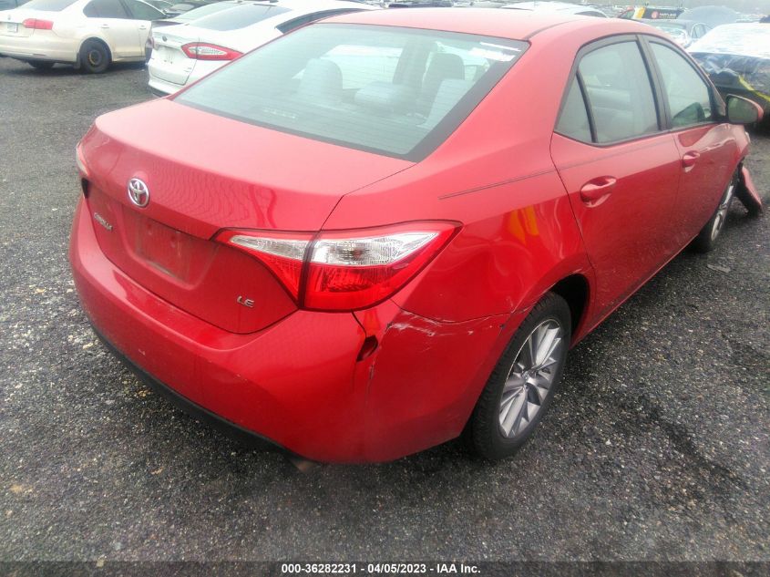 2015 TOYOTA COROLLA LE - 2T1BURHE9FC334348
