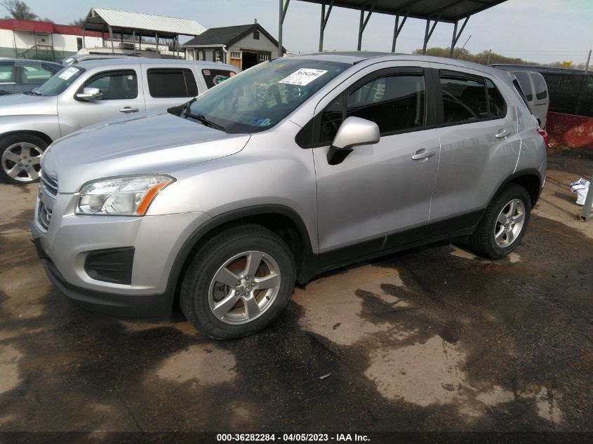 2015 CHEVROLET TRAX LS - 3GNCJPSB4FL253357