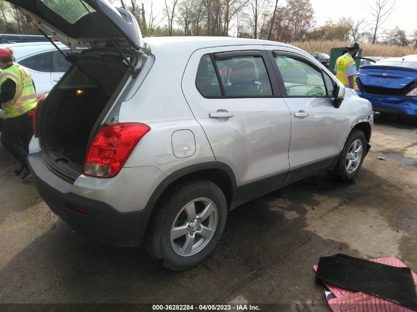 2015 CHEVROLET TRAX LS - 3GNCJPSB4FL253357