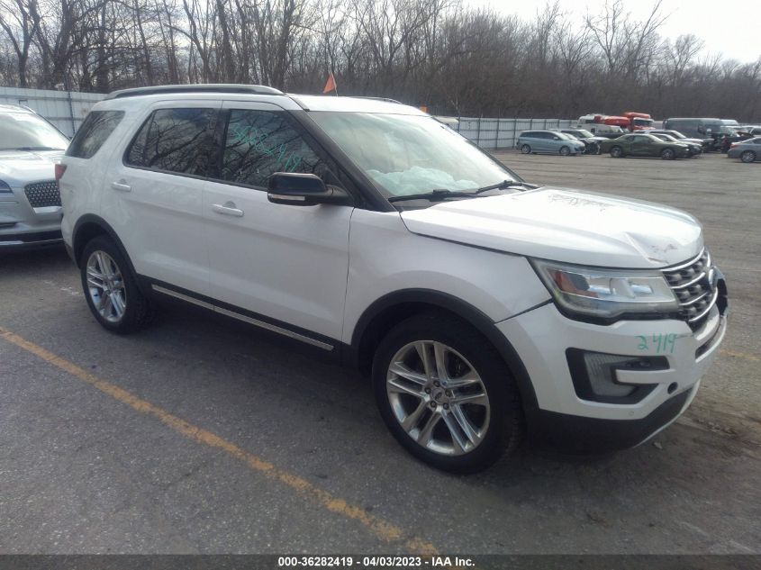 2016 FORD EXPLORER XLT - 1FM5K8D85GGB93922