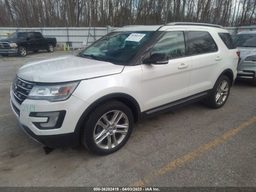2016 FORD EXPLORER XLT - 1FM5K8D85GGB93922