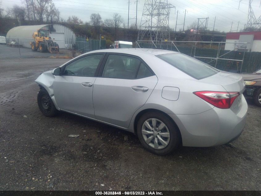 2016 TOYOTA COROLLA LE - 2T1BURHE2GC513607