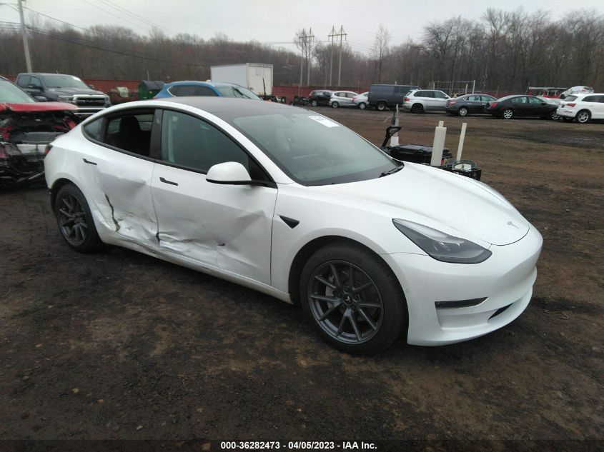 2021 TESLA MODEL 3 LONG RANGE - 5YJ3E1EB8MF060310