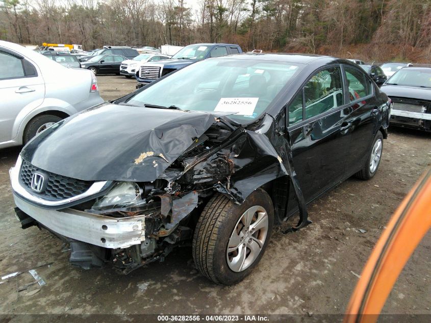 2013 HONDA CIVIC SDN LX - 19XFB2F58DE026524