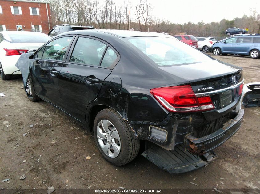 2013 HONDA CIVIC SDN LX - 19XFB2F58DE026524