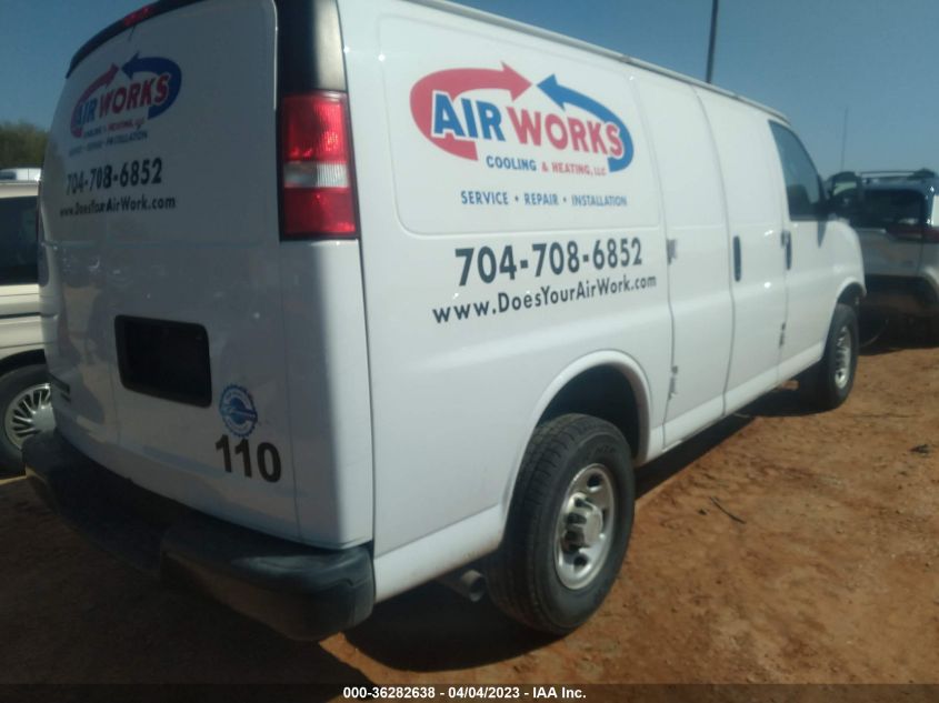 2016 CHEVROLET EXPRESS CARGO VAN - 1GCWGAFF6G1177258
