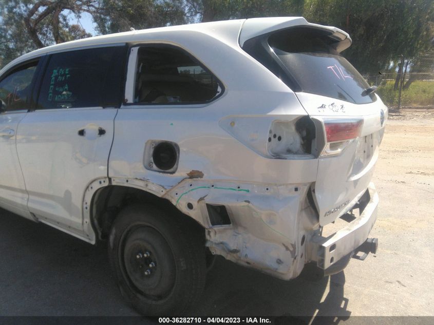 2014 TOYOTA HIGHLANDER LE - 5TDZKRFH7ES026070